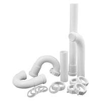 PlumbCraft 1-1/4 in. Slip in. Plastic Drain Trap 1 pk