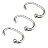 Excell Silver Metal Shower Curtain Rings 12 pk