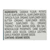 Late July Snacks - Crackers Sea Salt Grain Free - Case of 6 - 4.9 OZ