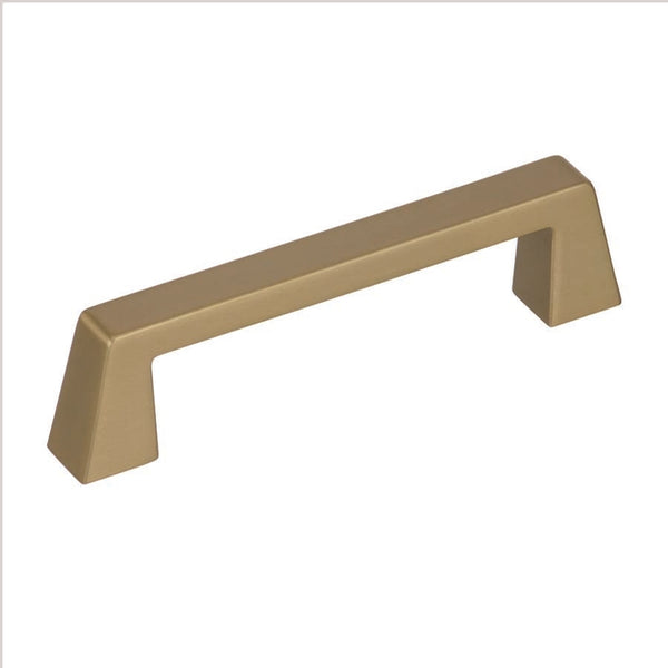 Tirador de gabinete con arco de transición de la colección Blackrock de Amerock, 3-3/4 in, dorado champán dorado, paquete de 1