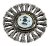 Forney  4-1/2 in. Twisted  Wire Wheel Brush  Steel  13000 rpm 1 pc.