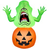Ghostbusters  LED  Prelit Slimer Pumpkin  Inflatable