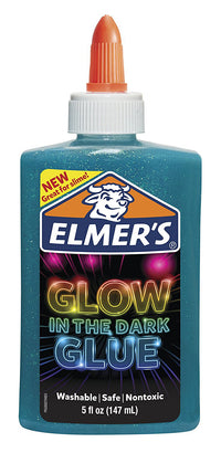 Elmer'S 2034490 5 Oz Blue Glow-In-The-Dark Liquid Glue