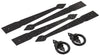 National Hardware N109-018 Black Spear Gate With Ring Pull 6 Piece Kit