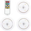 Puck Light Remote Wh 3Pk