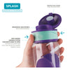 Quokka Tritan Water Bottle Splash Azurite 24oz (730 ml)