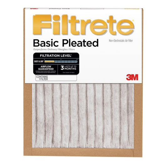 Filtrete 12 in. W X 24 in. H X 1 in. D Fiberglass 5 MERV Pleated Air Filter 1 pk (Pack of 6)