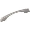 Hickory Hardware Greenwich Contemporary Bar Cabinet Pull 3 in. & 3-3/4 in. Stainless Steel 1 pk