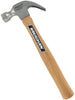 Vaughan 16 oz Milled Face Claw Hammer 13 in.   Hickory Handle