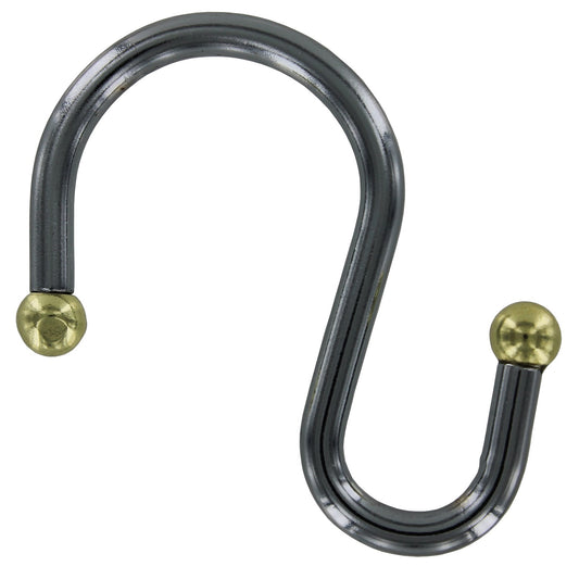 Excell 1ME-06100-329 Metal Ball Shower Curtain Hooks                                                                                                  
