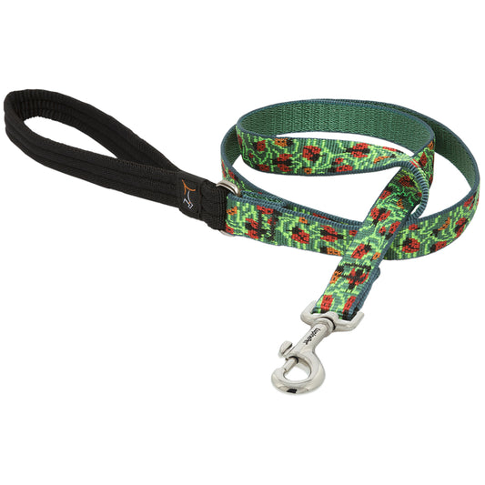 Lupine Pet Original Designs Multicolor Beetlemania Nylon Dog Leash