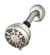 Waterpik PowerPulse+ Brushed Nickel 6 settings Wallmount Showerhead 1.8 gpm