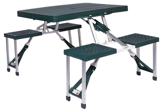 Stansport 617 Portable Picnic Table With Seat