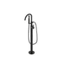 Ultra Faucets Euro 1-Handle Matte Black Fixed Mount Tub Faucet