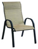 Living Accents  Black  Steel Frame Stackable Chair