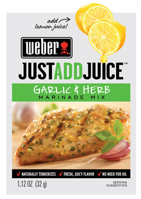 Just Add Juice Garlic & Herb Marinade Mix, 1.12-oz. (Pack of 12)