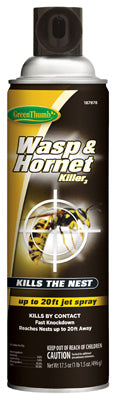 Repelente de avispas y avispones, aerosol de 17,5 oz