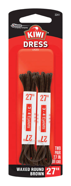 SHOE LACES DRESS BRN 27"