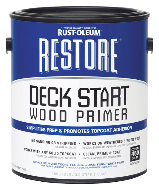 Rust-Oleum Deck Start Clear Water-Based Primer 1 gal. (Pack of 2)