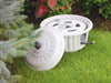 Suncast Hose Hideaway 50 ft. Stationary Hideaway Brown Hose Cabinet (Pack of 2)