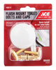 Ace  Toilet Bolts Set  White  Plastic