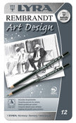 Lyra 1111120 Rembrandt Drawing Pencils Assorted Degrees 12 Count