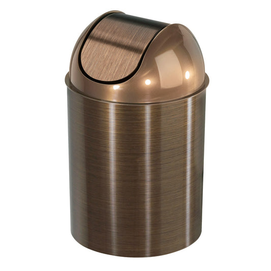Umbra 082744-125 2.5 Gallon Bronze Swing-Top Waste Can (Pack of 3)