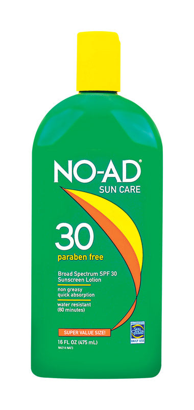 NO-AD  No Scent Sunscreen Lotion  16 oz. 1 pk (Pack of 6)