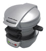 Hamilton Beach  6.3 in. W Metal  Nonstick Surface Breakfast Sandwich Maker