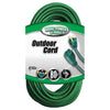 Coleman Cable Outdoor 80 ft. L Green Extension Cord 16/3 SJTW