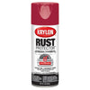 Krylon  Rust Protector  Gloss  Classic Red  Spray Paint  12 oz. (Pack of 6)