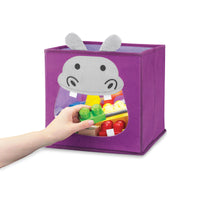 Whitmor Fuchsia Storage Bin 10 in. H X 10 in. W X 10 in. D Stackable