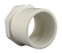 Casquillo reductor de PVC FPT de 2 pulg. x 1-1/4 pulg. de diámetro, de Charlotte Pipe Schedule 40