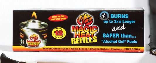 Magic Heat Cooking Fuel 2.5 in. H x 3 in. W x 7.5 in. L 2 pk (Pack of 6)