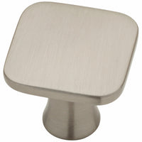 Lindley Cabinet Knob, Satin Nickel, 1-3/16-In. Square