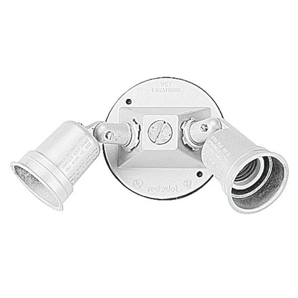 PORTALÁMPARAS 2 LUCES BLANCO