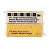 3M C31 6" x 4.25" x 1.6" Large Yellow Commercial Sponge