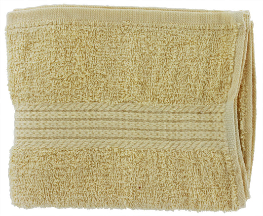 J & M Home Fashions 8617 13 X 13 Buttermilk Provence Washcloth (Pack of 3)