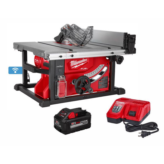 Milwaukee  M18 FUEL  8-1/4 in. Cordless  with One-Key  Table Saw  15 amps 18 volt 5800 rpm