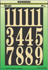 Hy-Ko 3 in. Gold Vinyl Number Set 0-9 Self-Adhesive 1 pk (Pack of 10)