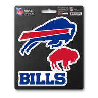 NFL - Buffalo Bills 3 Piece Decal Sticker Set
