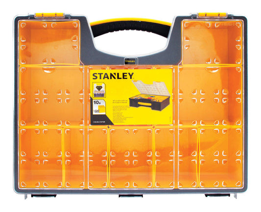 Stanley  16.5 in. Plastic  Tool Box Organizer  13.25 in. W x 4.19 in. H Black/Yellow