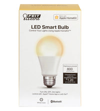 Feit Electric A19 E26 (Medium) LED Smart Bulb Warm White 60 Watt Equivalence 1 pk