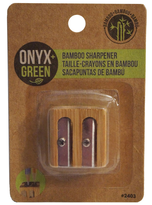 Onyx And Blue Corporation 2403 Bamboo Metal Sharpener
