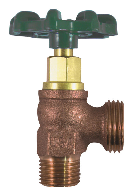 Arrowhead 1/2 in. MIP Hose Brass Boiler Drain