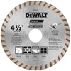 DeWalt High Performance 4-1/2 in. D X 7/8 in. Diamond Masonry Cut-Off Blade 1 pc