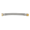 Homewerks Worldwide  3/4 in. FIP   18 in. Braided Stainless Steel  Water Heater Supply Line