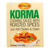 Patel's Korma Cooking Sauce With Roasted Spices - Case of 4 - 6 PACK