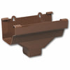 Amerimax 9 in. H x 6.25 in. W x 9 in. L Brown Vinyl Gutter Drop Outlet (Pack of 6)