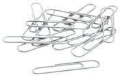 Acco Brands A7072360G Silver #1 Smooth Finish Premium Paper Clips 100 Count                                                                           